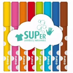 8 Filzstifte Kinder Malen & Kneten