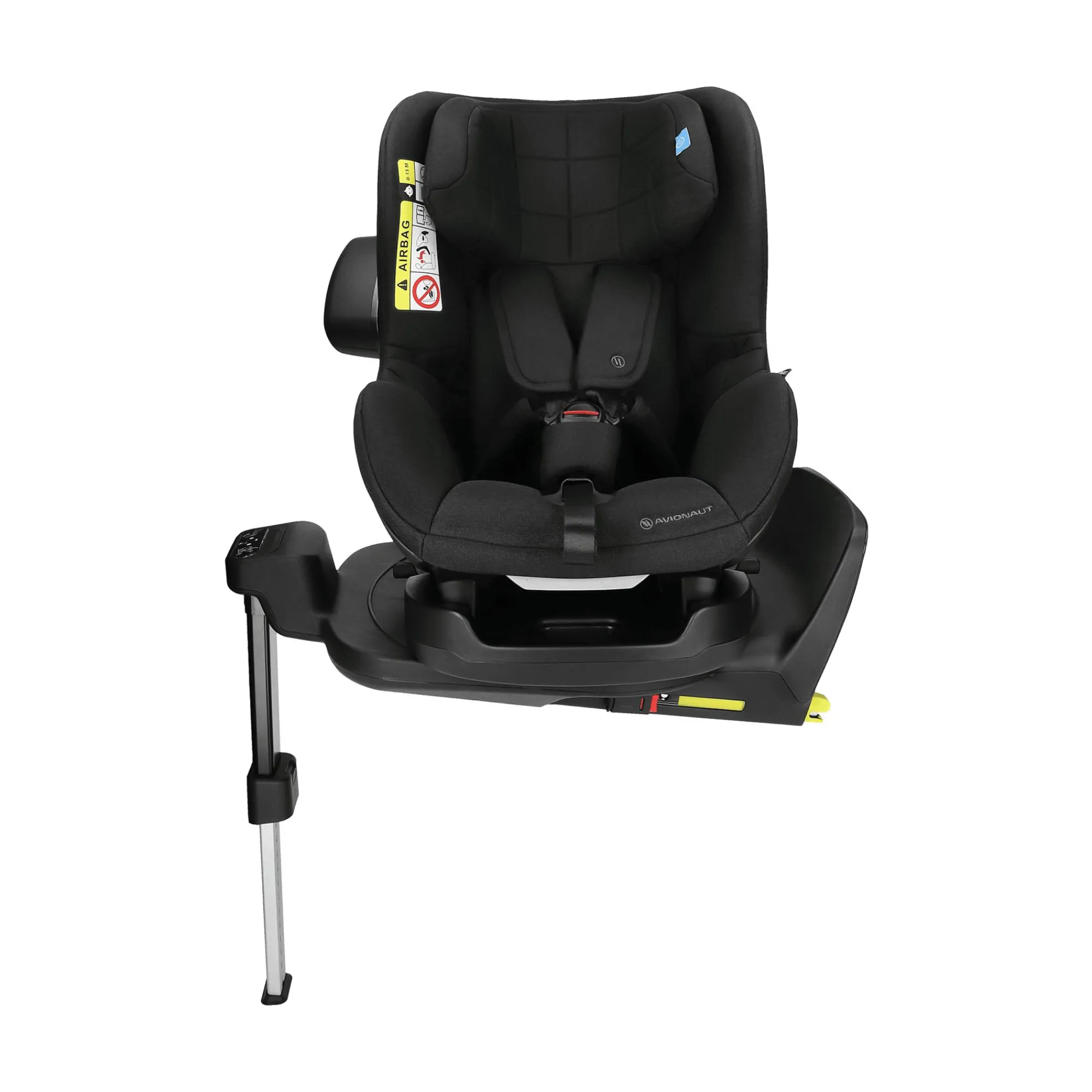 Best AeroFIX AirFlow 2.0 C Black Kinder Kindersitze Isofix|Reboarder 0-18 Kg, Gruppe 0+/1