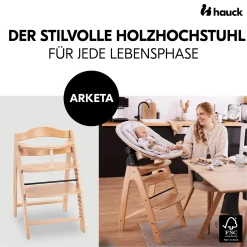 Arketa Beech Treppenhochstühle