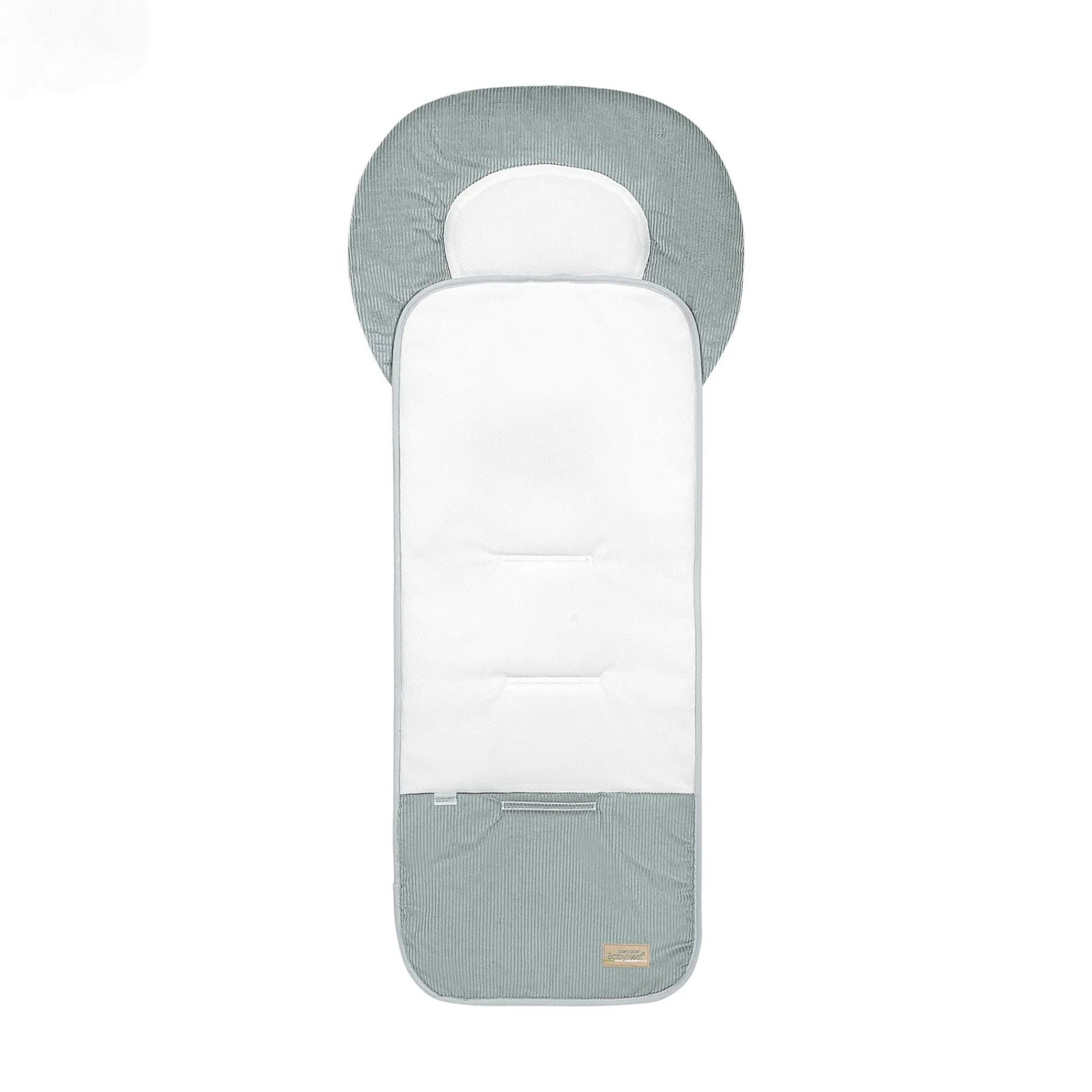 Babycool-Auflage Light Grey Cool Cord Kinder Kinderwagen Zubehör