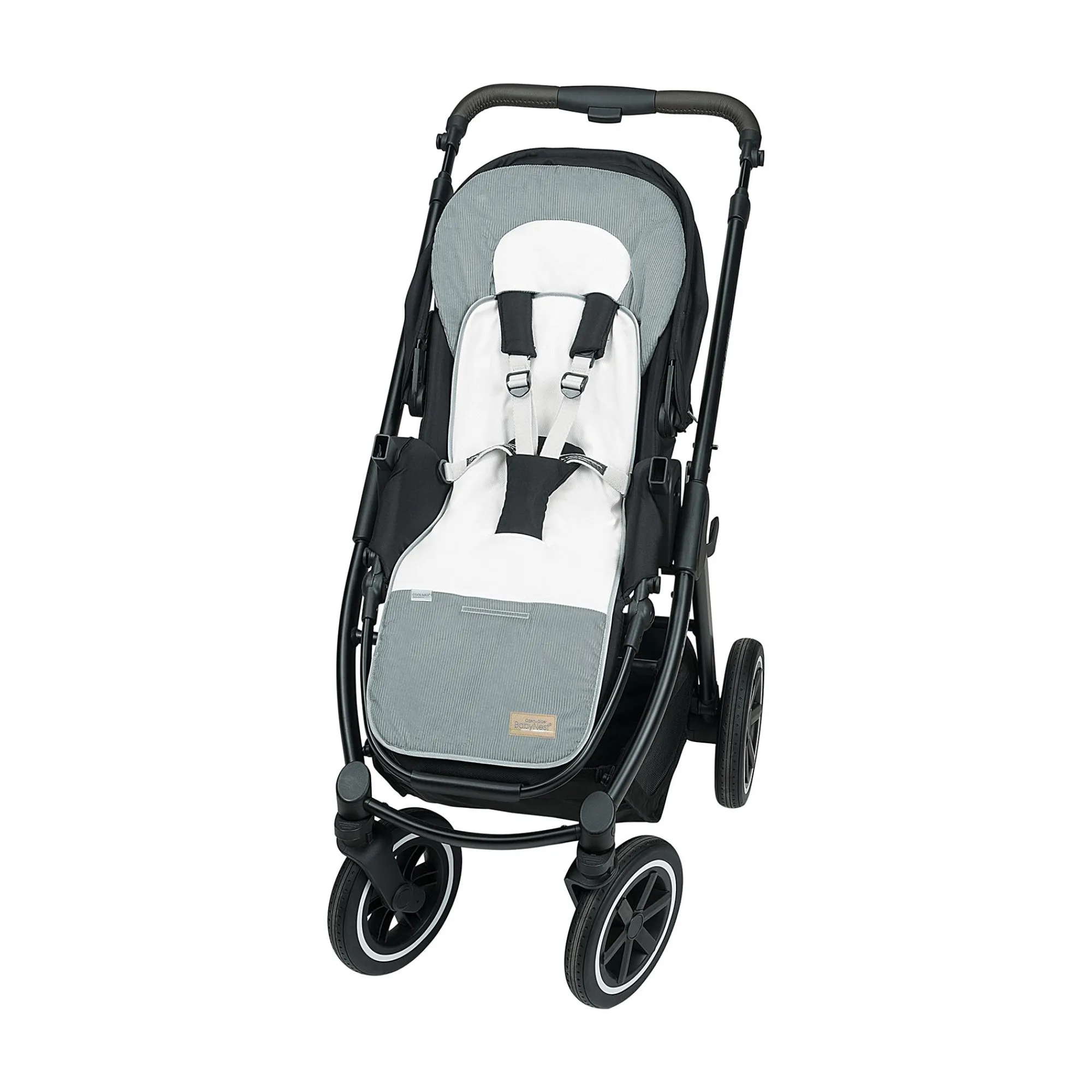 Babycool-Auflage Light Grey Cool Cord Kinder Kinderwagen Zubehör