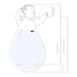 Clearance Baby-Mäxchen Schäfchen Gr. 44 Schlafsäcke|Schlafsäcke