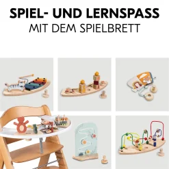 Best Beta+ Natur mit Sitzauflage Uni Treppenhochstühle
