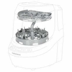 Outlet Breast Pump Rack für den Bottle Washer Pro Vaporisatoren