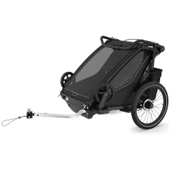 Best Chariot Sport 2 Double Black Fahrradanhänger