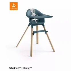 Clearance Clikk™ Hochstuhl Fjord Blue Treppenhochstühle