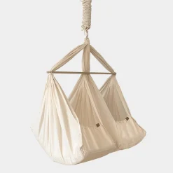 New Cozy Cradle Federwiege Zwillinge Natur Babybetten