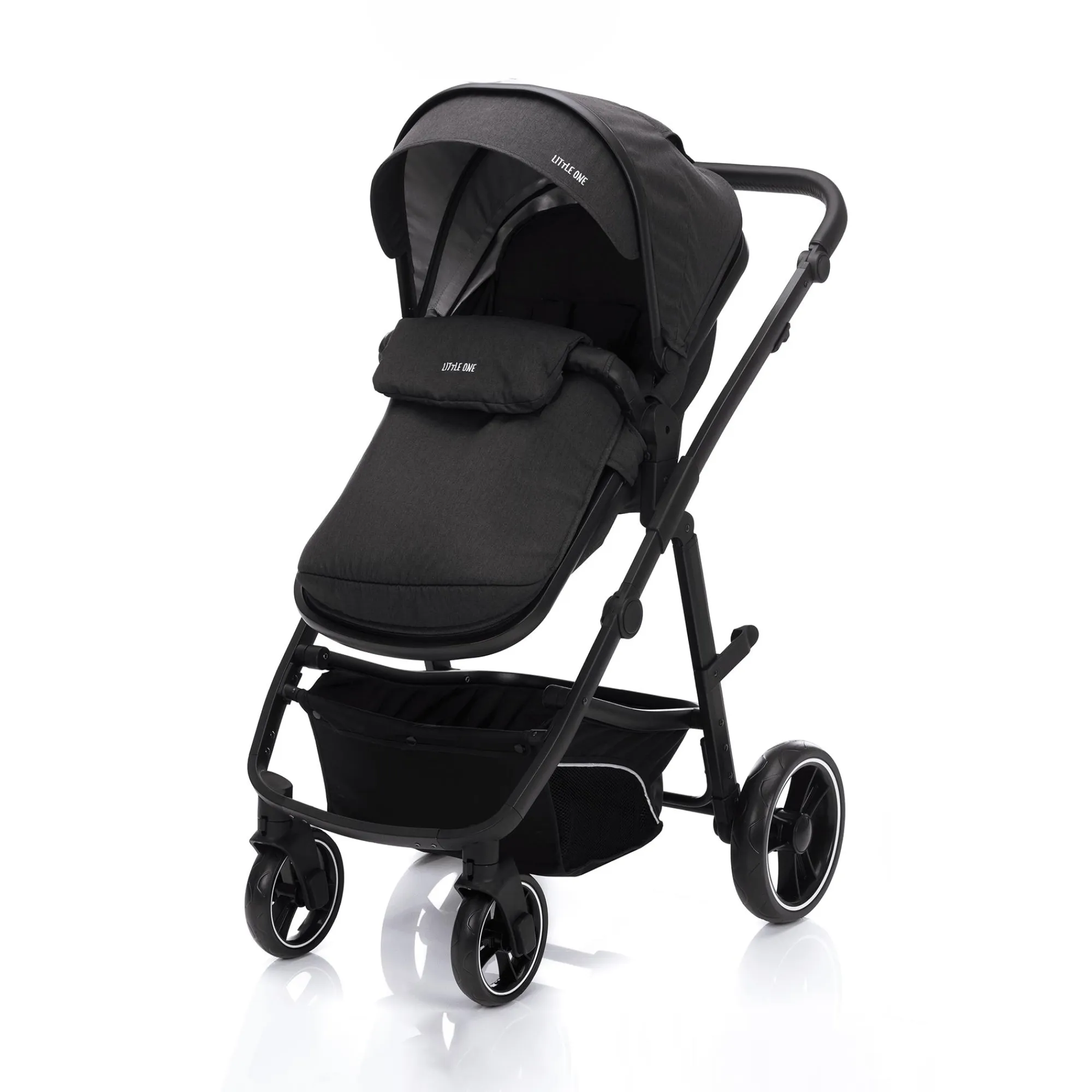 Discount Denver 2in1 Anthrazit Melange Kinder Buggys|Kombi-Kinderwagen