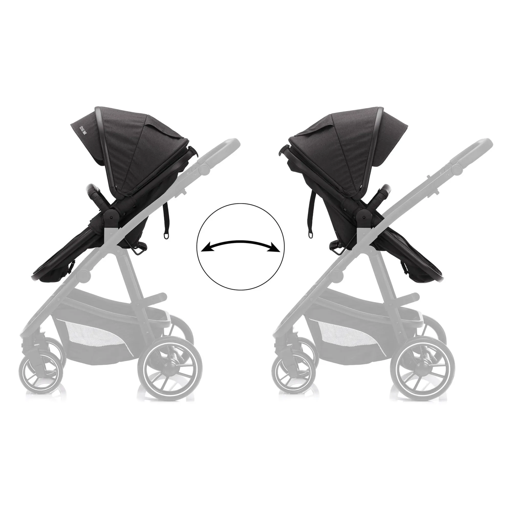 Discount Denver 2in1 Anthrazit Melange Kinder Buggys|Kombi-Kinderwagen