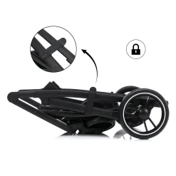 Discount Denver 2in1 Anthrazit Melange Kinder Buggys|Kombi-Kinderwagen