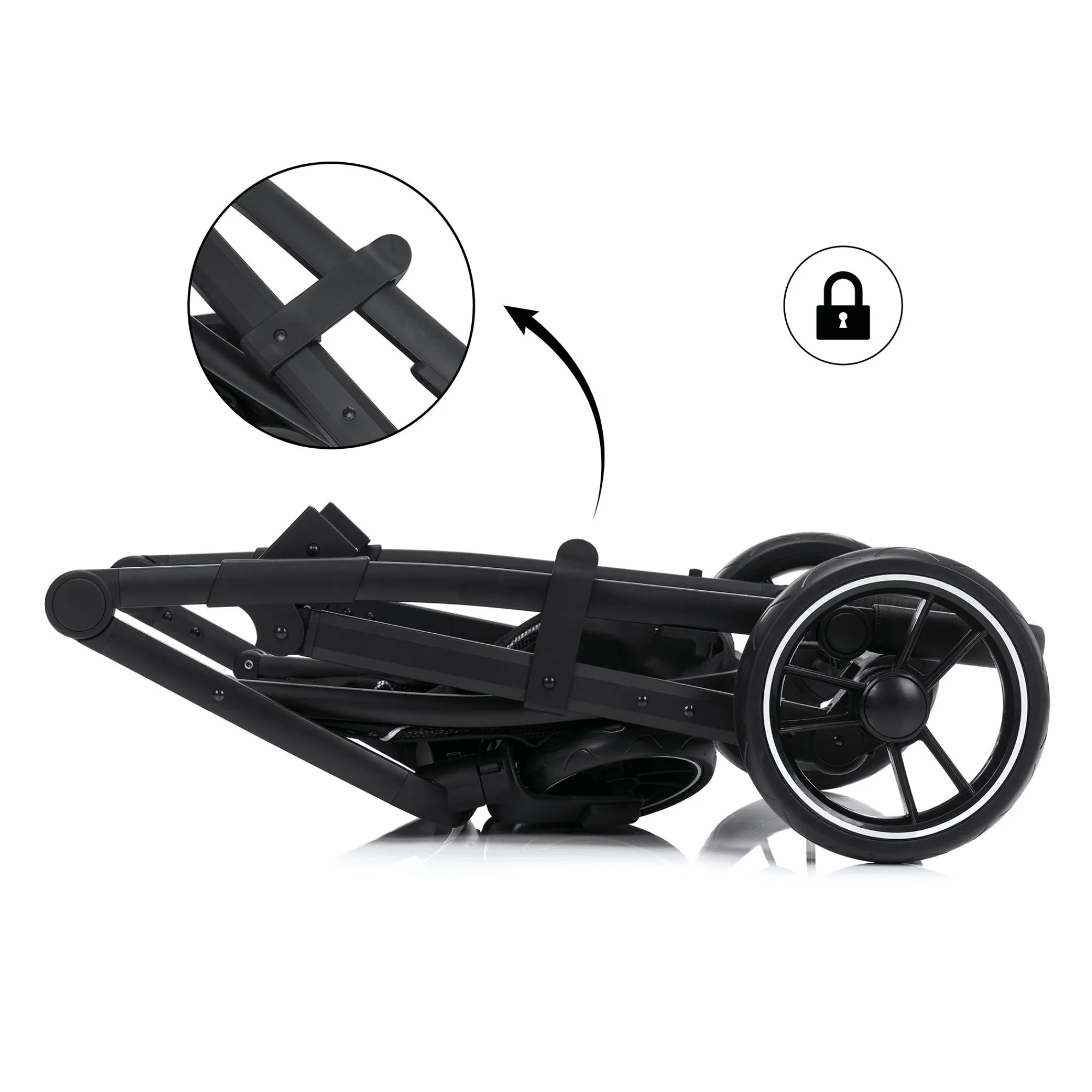 Discount Denver 2in1 Anthrazit Melange Kinder Buggys|Kombi-Kinderwagen