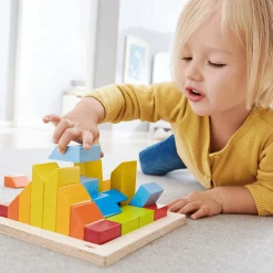 Best 3D-Legespiel Creative Stones Kinder Lernspielzeug|Holzspielzeug
