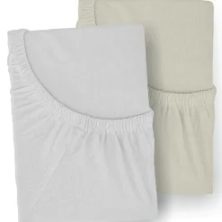 2er Set Jersey Spannbetttücher bis 70 x 140 cm Babybettwäsche