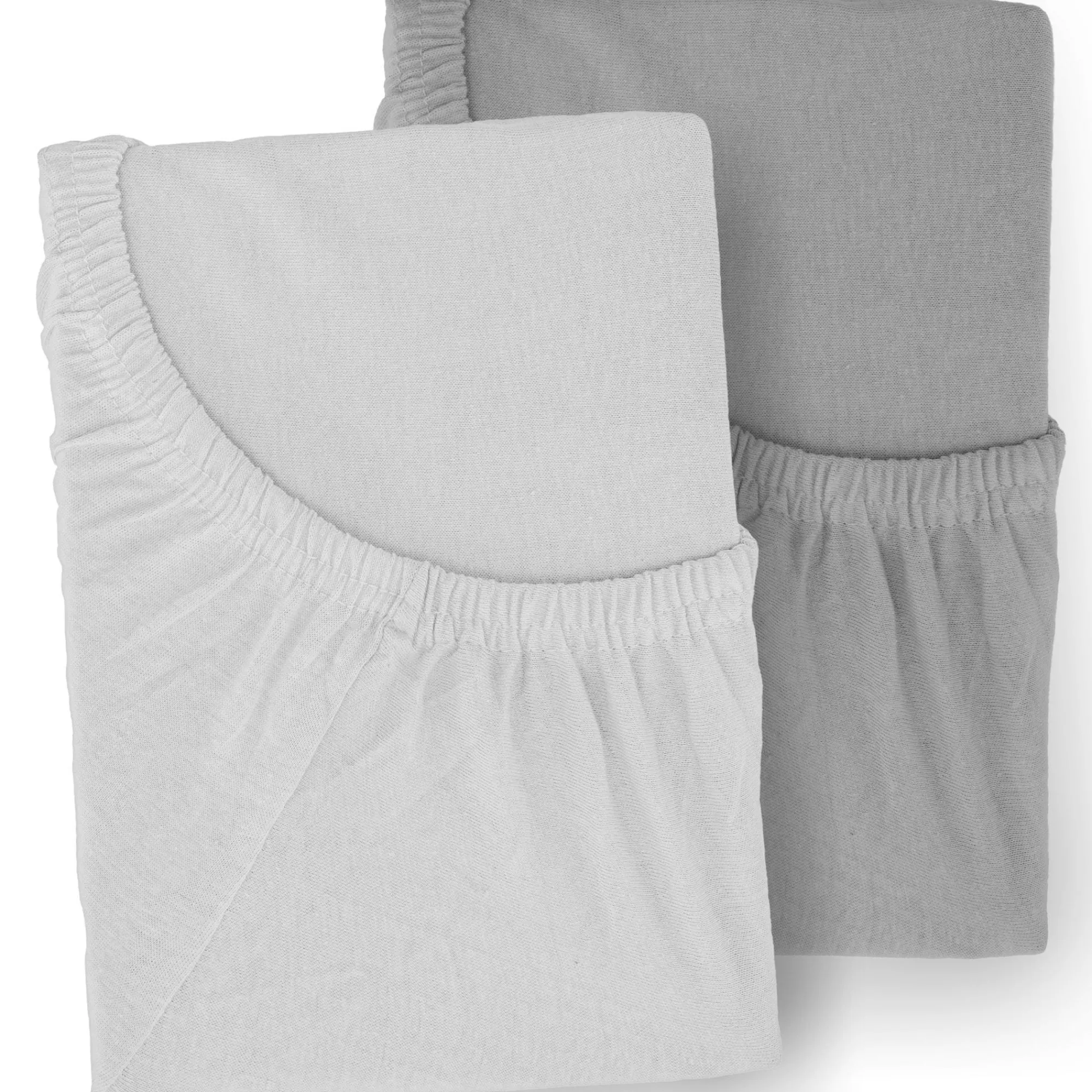 2er Set Jersey Spannbetttücher bis 70 x 140 cm Babybettwäsche