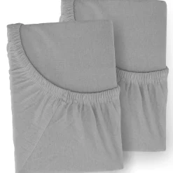 2er Set Jersey Spannbetttücher 40 x 90 cm Babybettwäsche