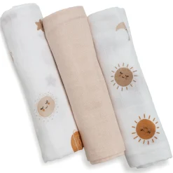 Clearance 3er Set Mulltücher Moon Mullwindeln|Mullwindeln