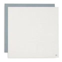 Outlet 2er Set Mulltücher Seagreen/Ivory 115 x 115 cm Mullwindeln|Mullwindeln