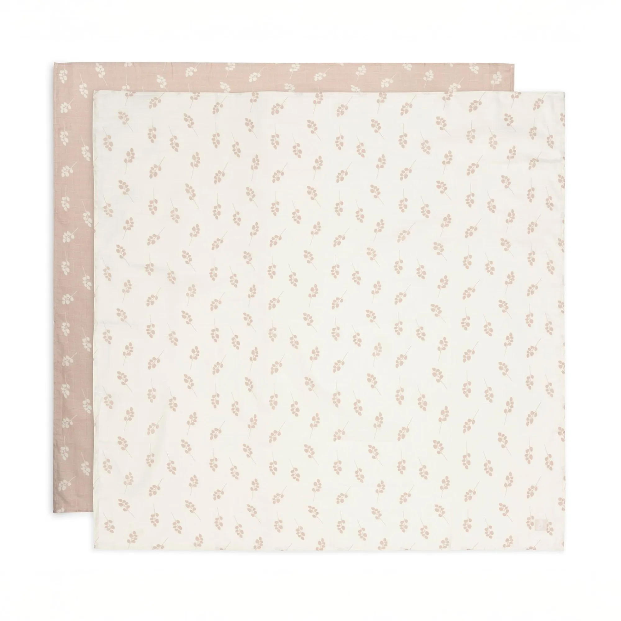 Clearance 2er Set Mulltücher Zweige 115 x 115 cm Mullwindeln|Mullwindeln