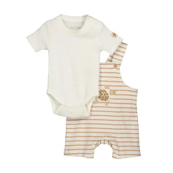 Best 2er-Set Kurzarmbody und Latzhose Schildkröte Hosen|Bodys
