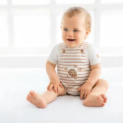 Best 2er-Set Kurzarmbody und Latzhose Schildkröte Hosen|Bodys