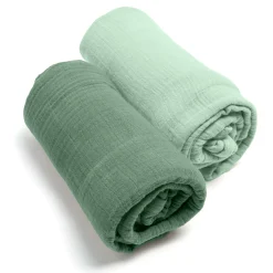 Outlet 2er-Set Mulltücher 120 x 120 cm Mullwindeln|Mullwindeln