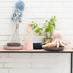 Best Esslern-Set rosa/aubergine Besteck & Geschirr