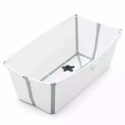 Best Flexi Bath® White Grey mit hitzeempfindlichem Stöpsel Badewannen