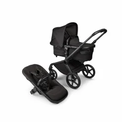 Best Fox 5 2-in-1 Komfort-Kinderwagen Black Moonlight Kinder Kombi-Kinderwagen