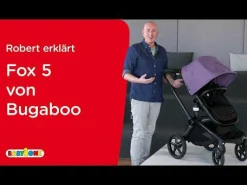 Best Fox 5 2-in-1 Komfort-Kinderwagen Black Moonlight Kinder Kombi-Kinderwagen