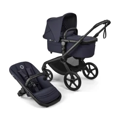 Best Fox 5 Renew Complete Black Indigo Kinder Kombi-Kinderwagen