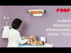 New 2in1 FeelWell Wickeltisch-Wärmestrahler Heizstrahler