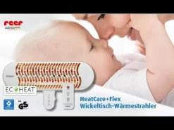 New 2in1 HeatCare+ Flex Wickeltisch-Wärmestrahler Heizstrahler
