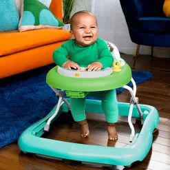 2-in-1 Lauflernhilfe mit Spielzeugstation Kinder Lauflernwagen