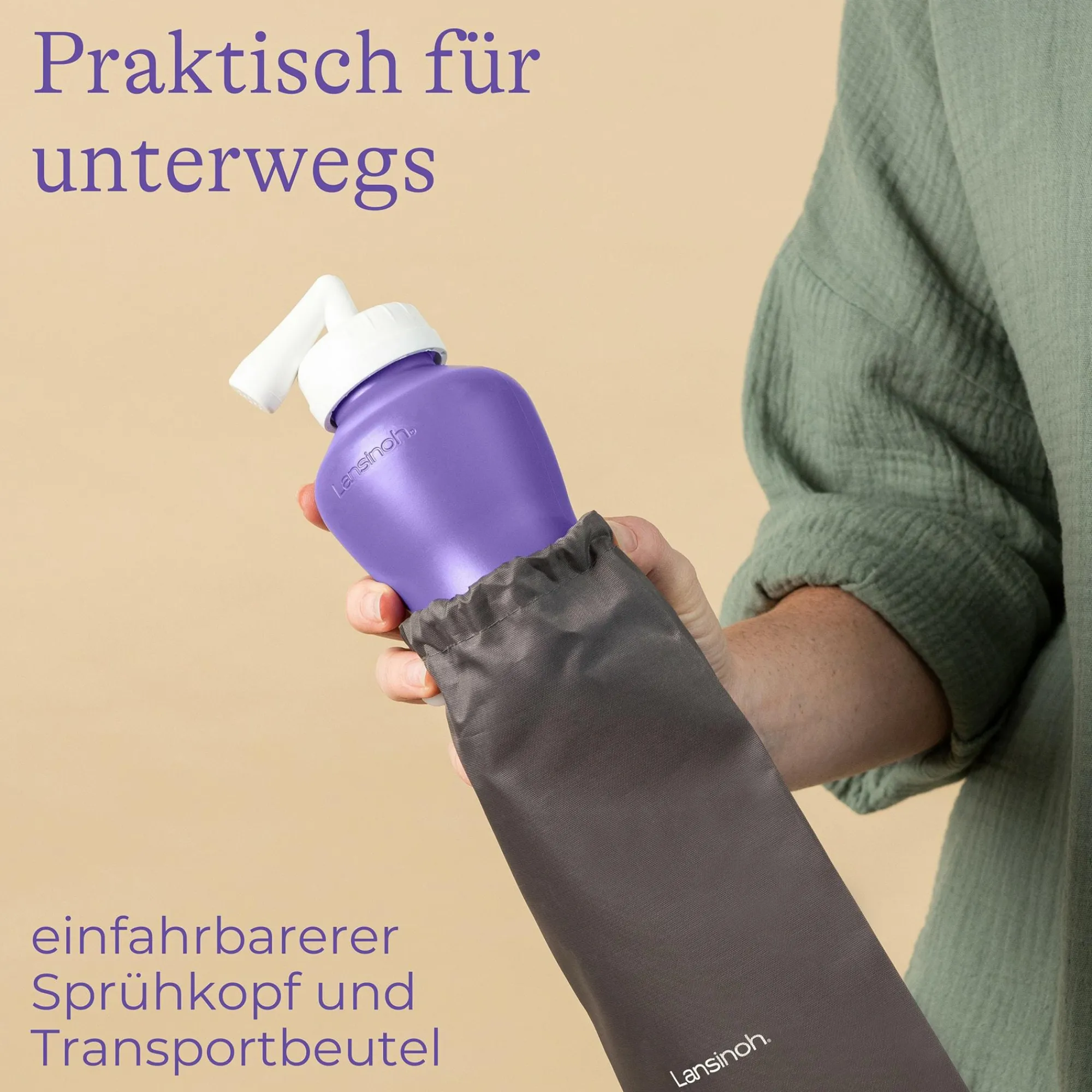 Clearance Intim-Dusche mit Transportbeutel Hausapotheke|Geburt & Wochenbett