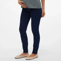 Discount Jeggings Dark Blue Denim Umstandshosen