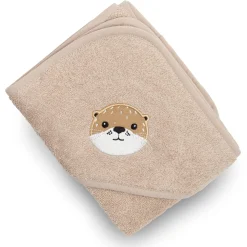 New Kapuzenbadetuch Otter 75x75 cm Badetextilien|Badetextilien