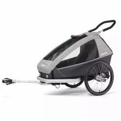 Clearance Kid Keeke 1 Stone Grey Fahrradanhänger