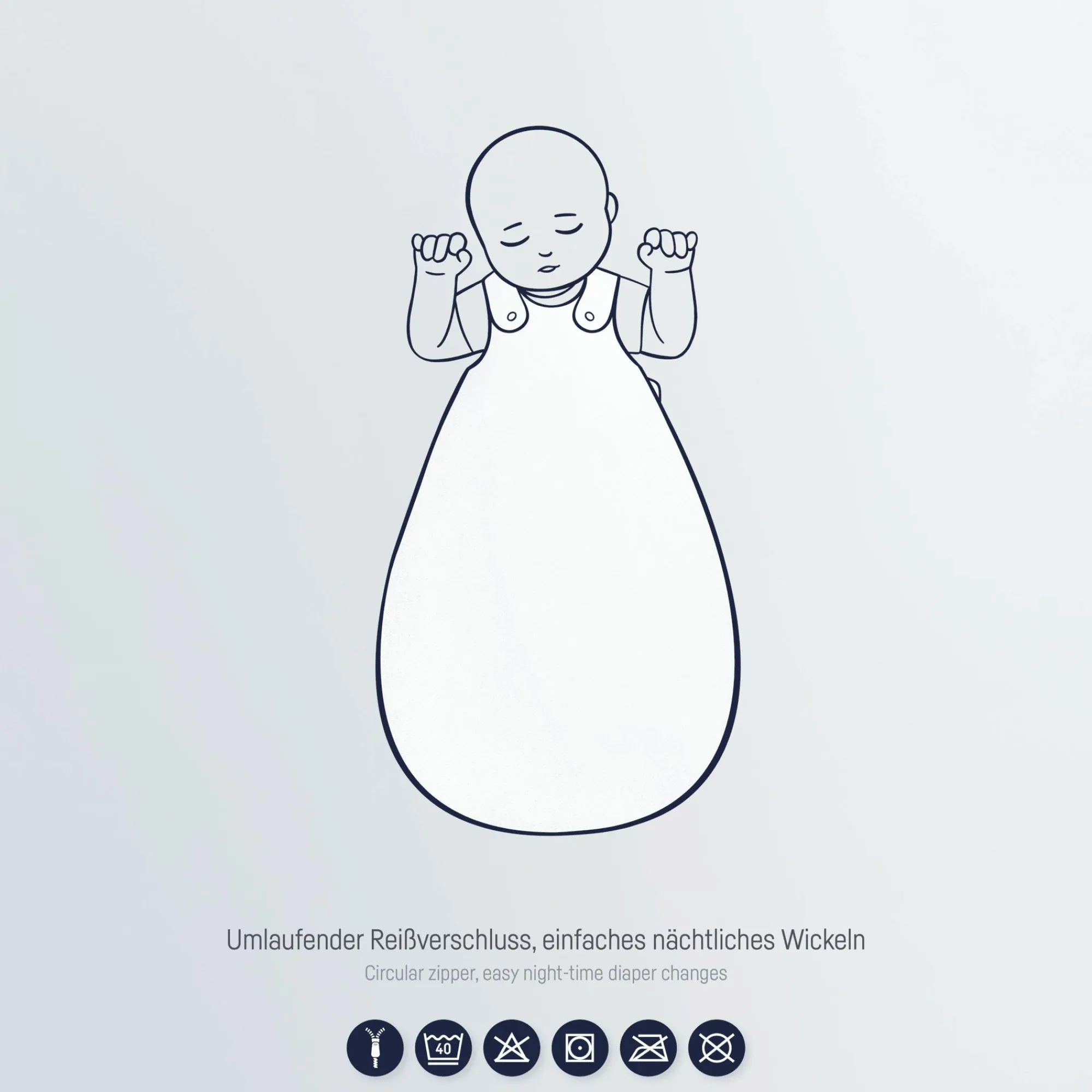 Discount Musselin-Babyschlafsack Gr. 62/68 Schlafsäcke|Schlafsäcke