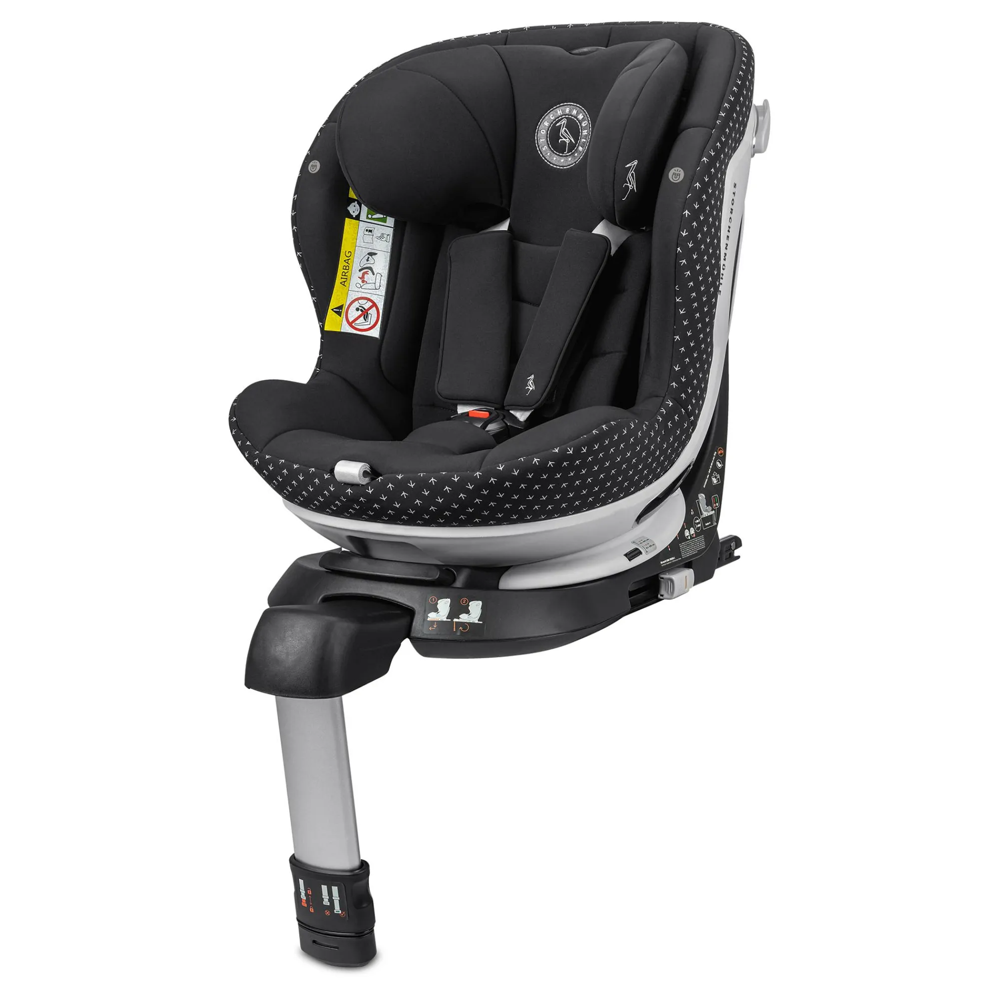 Best Niki Start M Onyx Kinder Kindersitze Isofix|Reboarder 0-18 Kg, Gruppe 0+/1