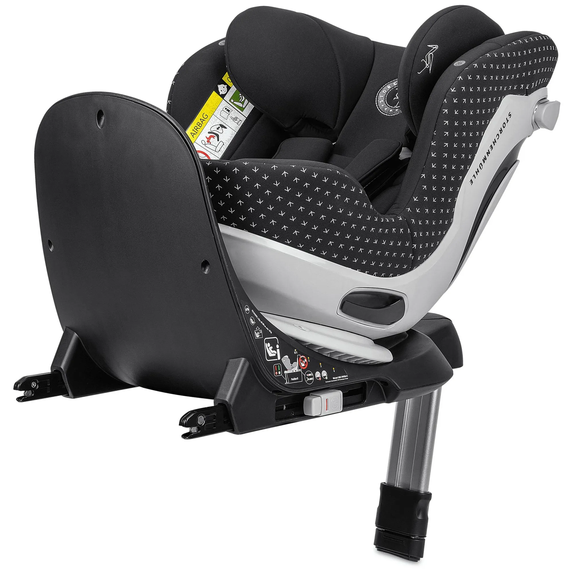 Best Niki Start M Onyx Kinder Kindersitze Isofix|Reboarder 0-18 Kg, Gruppe 0+/1