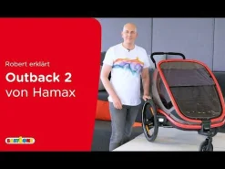Clearance Outback Zweisitzer Fahrradanhänger