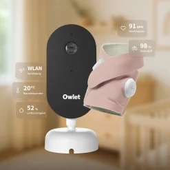 Discount Dream Bundle: Dream Sock + Dream Sight Baby Kamera Rose Babyphone