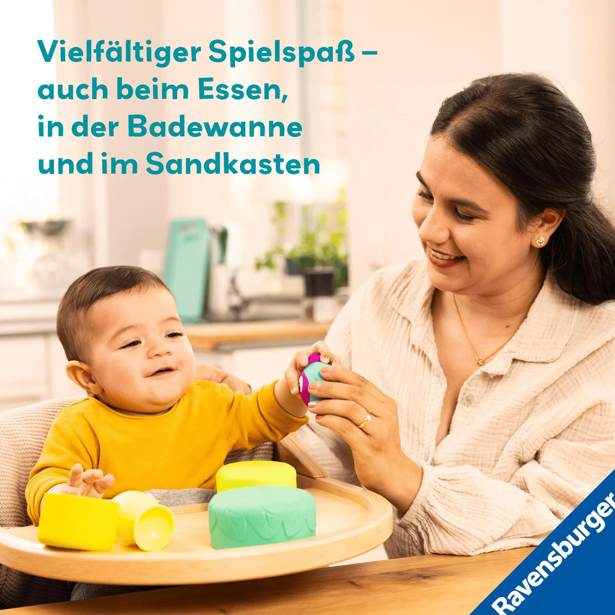Best Play+ Baby-Stapel-Puzzle Vogelnest Kinder Lernspielzeug|Stapelbecher