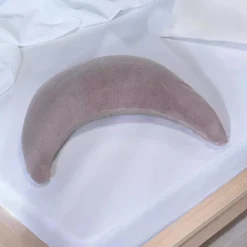 Discount Plüschmond Taupe Stillkissen|Stillkissen
