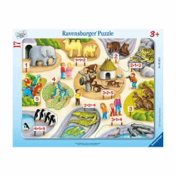 Best Rahmenpuzzle Erstes Zählen bis 5 Kinder Lernspielzeug|Spielzeug Ab 3 Jahren