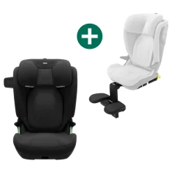 Best Set Palm mit Fußstütze Black Kinder Kindersitze Isofix|Kindersitze 15-36 Kg, Gruppe 2/3