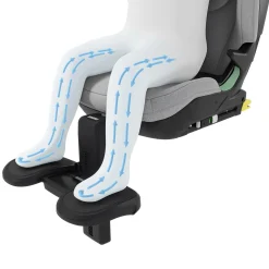 Best Set Palm mit Fußstütze Black Kinder Kindersitze Isofix|Kindersitze 15-36 Kg, Gruppe 2/3