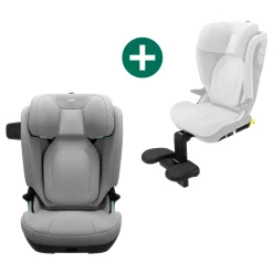 Best Set Palm mit Fußstütze Mid Grey Kinder Kindersitze 15-36 Kg, Gruppe 2/3|Kindersitze Isofix