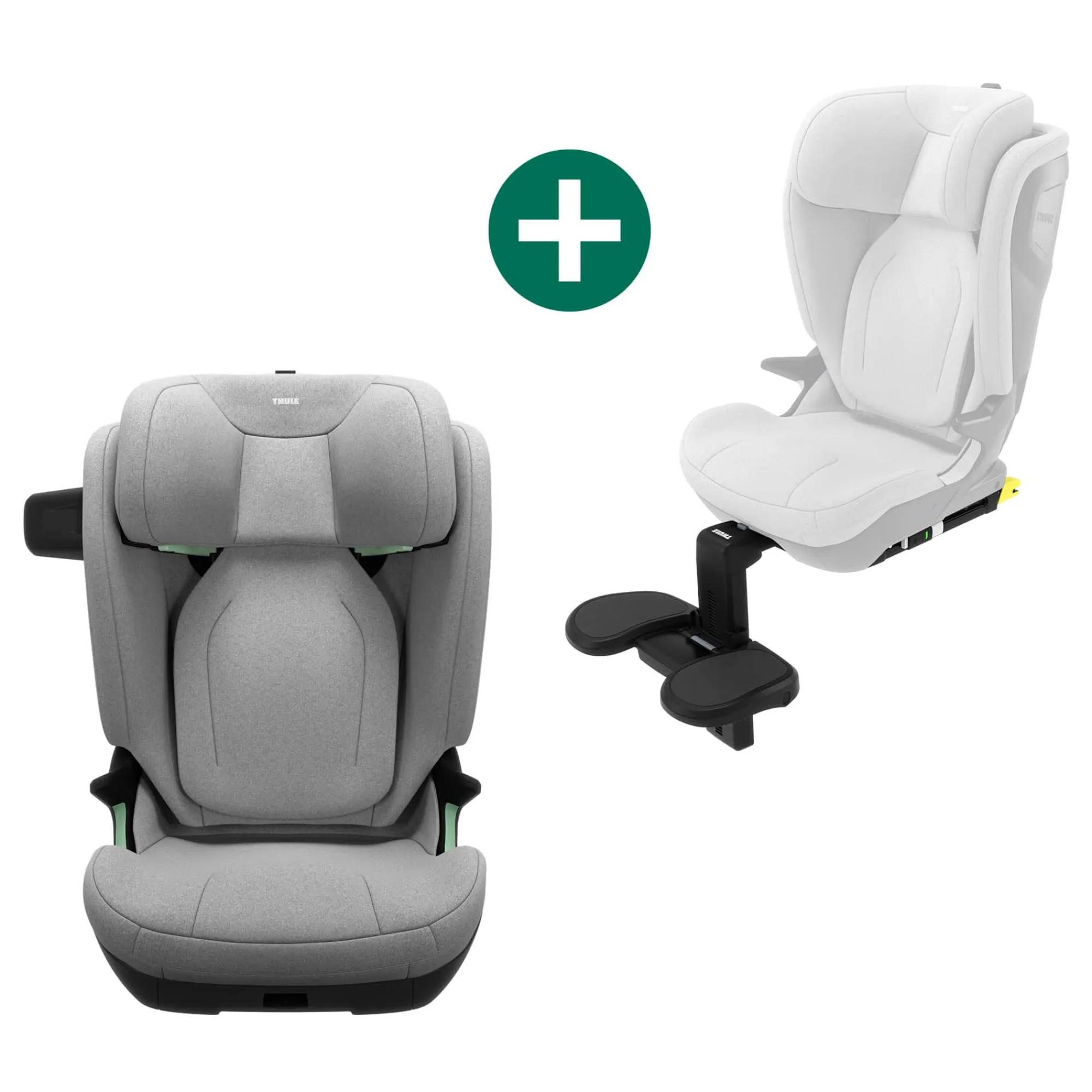 Best Set Palm mit Fußstütze Mid Grey Kinder Kindersitze 15-36 Kg, Gruppe 2/3|Kindersitze Isofix