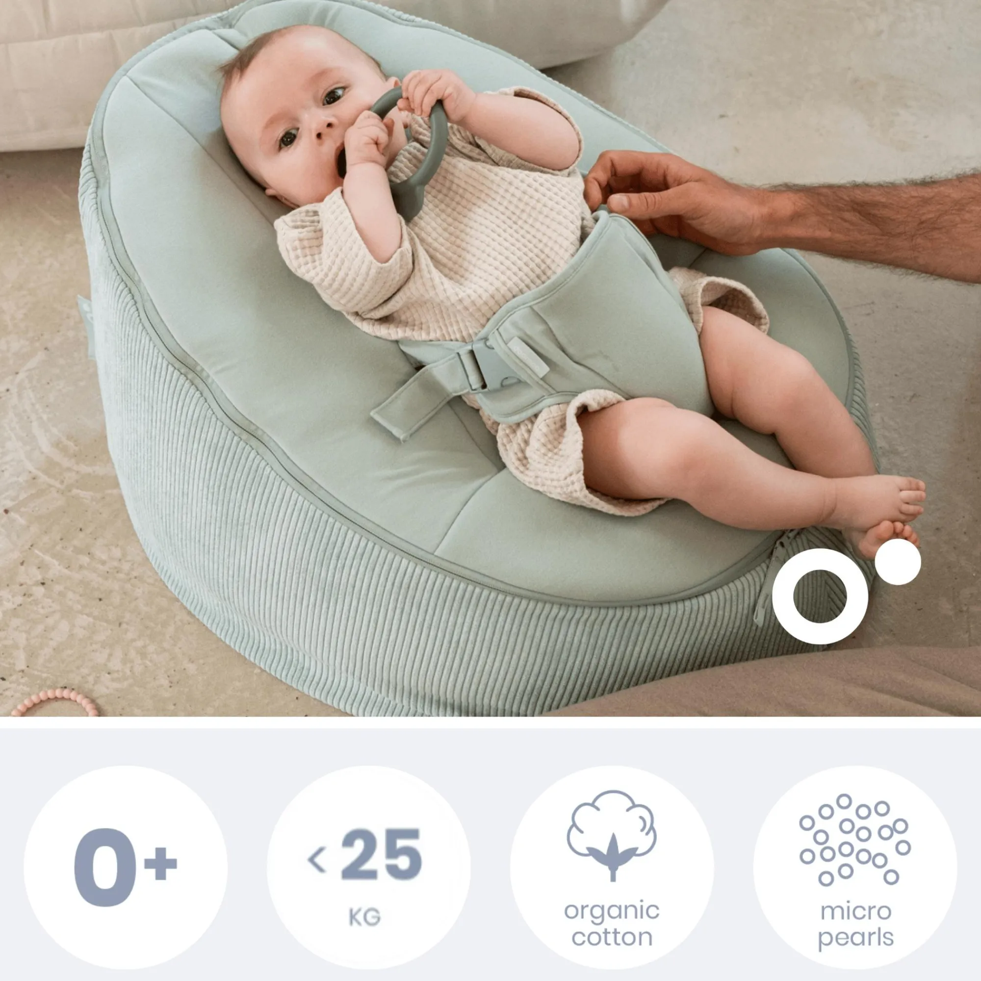 Best Sitzsack Seat'n Grow Green Kinder Kindersitzgruppen|Spielgeräte